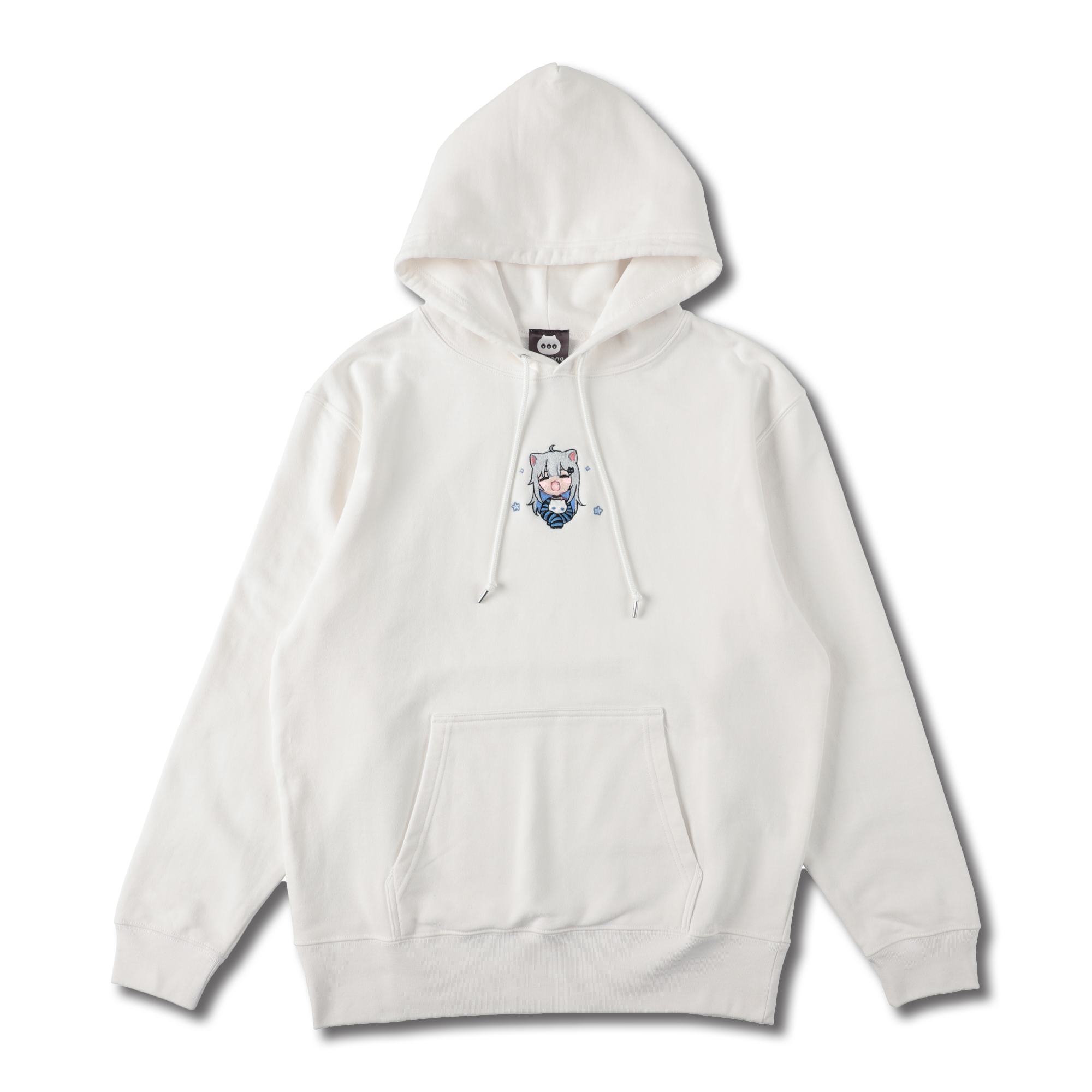 NACHONEKO刺繍パーカー(白) – nanyano Online Store NACHONEKO刺繍パーカー(白) – nanyano Online Store