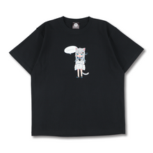 Load image into Gallery viewer, OHA-NACHONEKO T-shirt (black)