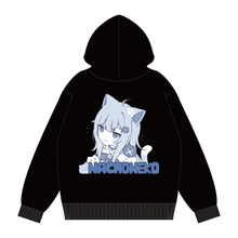 Muatkan imej ke dalam penonton Galeri, 【期間限定】NACHONEKO　HOODIE（黒）
